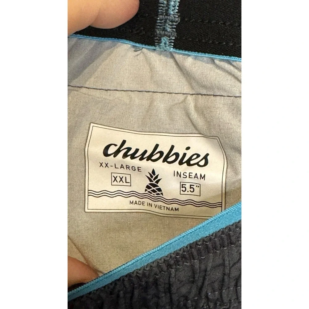 Chubbies Men's Shorts Board Drawstring‎ Classic Swimwear Trunk Stretch Gray XXL